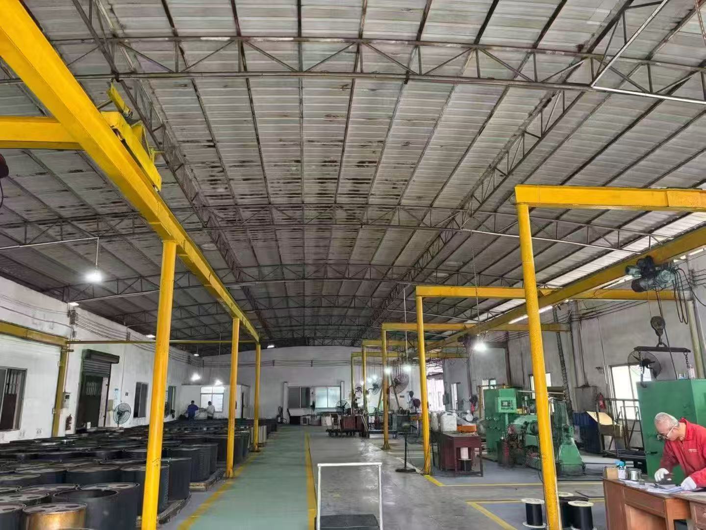 Auto parts belt factory workshop